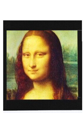 Mona Lisa by Da Vinci - Cotton Fabric Applique